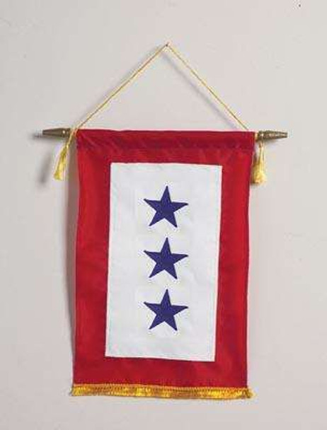 Blue Star Banner - Three Stars