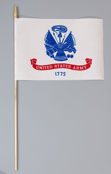Army Stick Flag  - 12" x 18" - Nylon