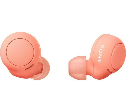 SONY WF-C500 Wireless Bluetooth Earbuds - Orange