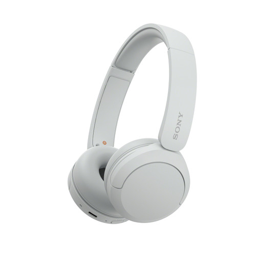 SONY WH-CH520 Wireless Bluetooth Headphones - up to 50 Hours Battery Life with Quick Charge, On-ear style - White