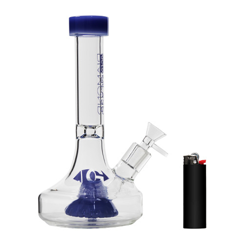 9" Diamond Glass UFO Perc Glass Bong EightCig LLC