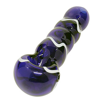 Blue Wig Wag Hand Pipe