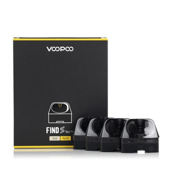 VooPoo Find Trio Pod Cartridges (Pack of 4)