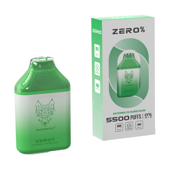 Snowwolf ZERO Disposable Vape (0%, 5500 Puffs)