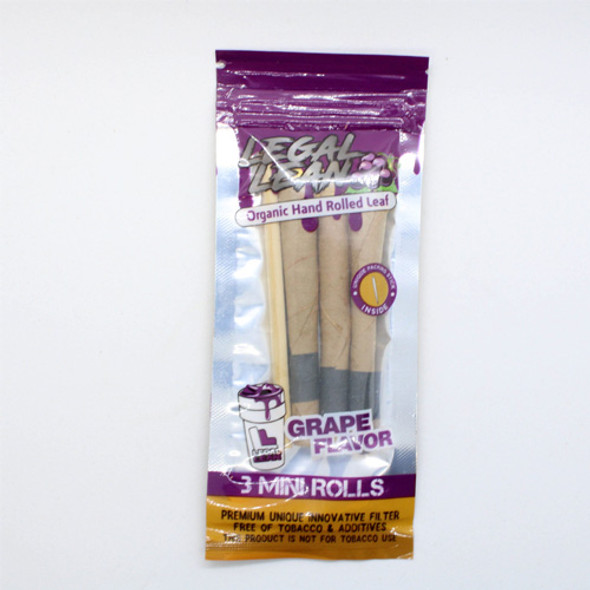 Legal Lean Minis Natural Leaf Cone Wraps (3x Pack)