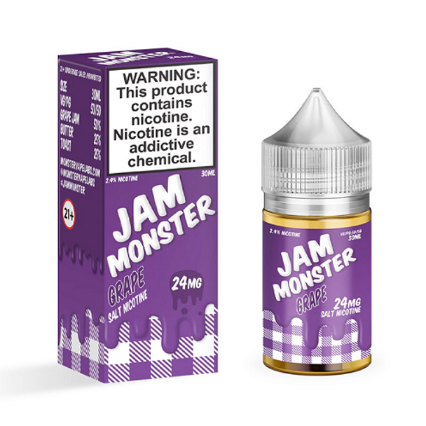 Jam Monster Salt Nicotine Collection 30ml Nic Salt Vape Juice