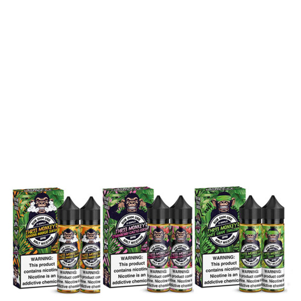 Thr33 Monkeyz Twin Pack Collection 2x60ml Vape Juice