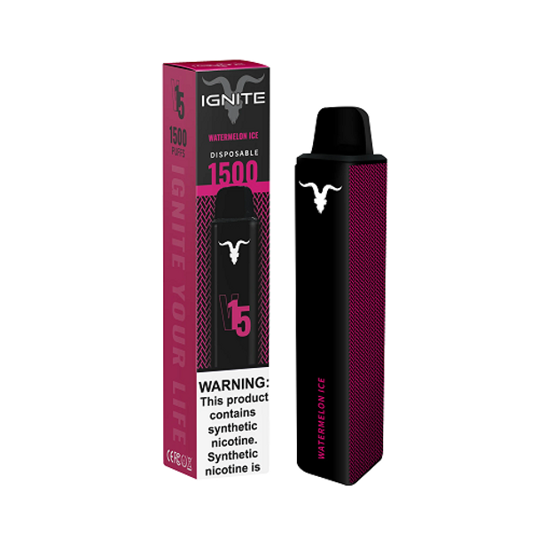 Ignite V15 5.1mL Synthetic Disposable Vape (5%, 1500 Puffs)