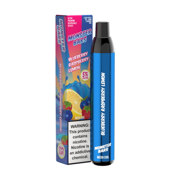 Monster Bars 6mL Synthetic Disposable Vape (5%, 2500 Puffs)