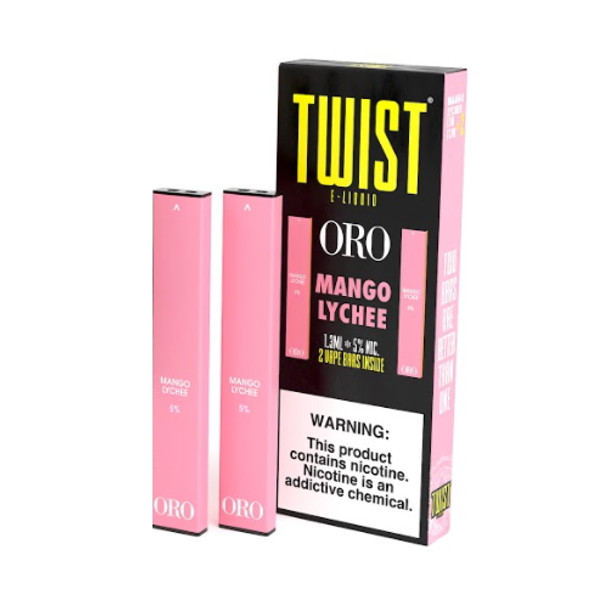 Twist X Oro 1.3mL Disposable Vape (5%, 300 Puffs) (Twin Pack)