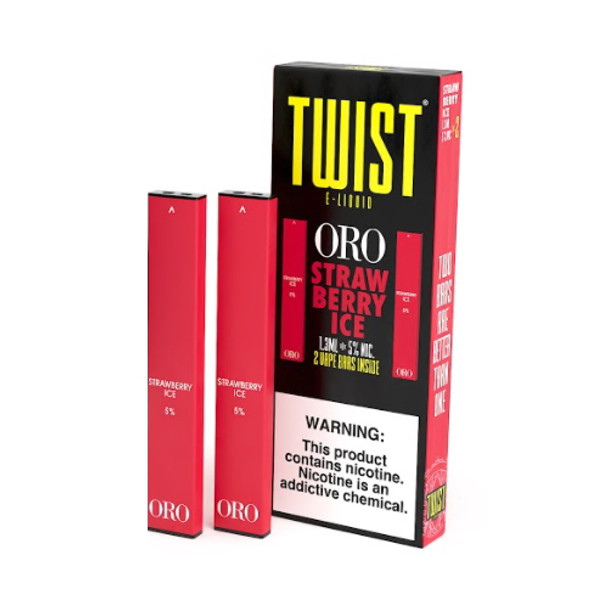 Twist X Oro 1.3mL Disposable Vape (5%, 300 Puffs) (Twin Pack)