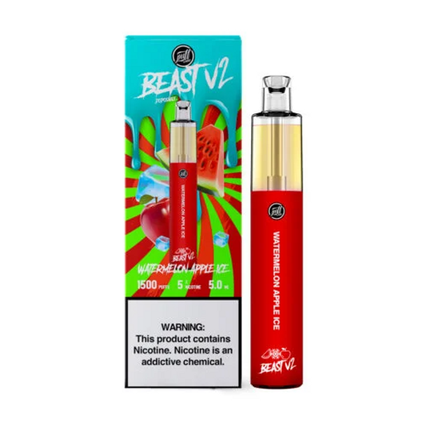 Puff Beast Bar V2 Disposable Vape (5%, 1500 Puffs)