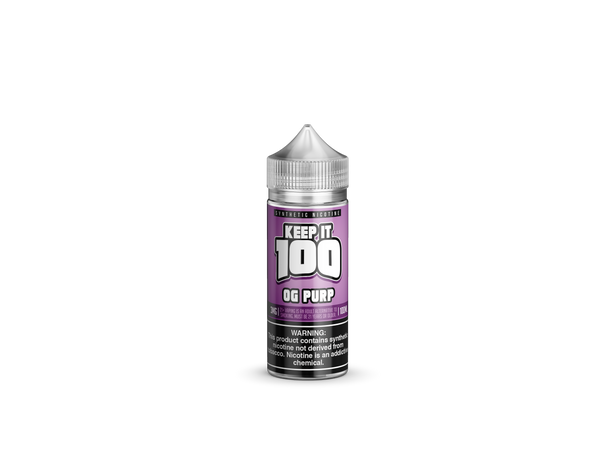 Keep It 100 Synthetic Nicotine 100ml Vape Juice