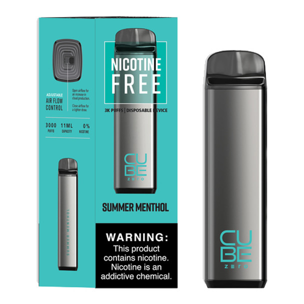 Vaportech Cube Zero 0mg Disposable Vape