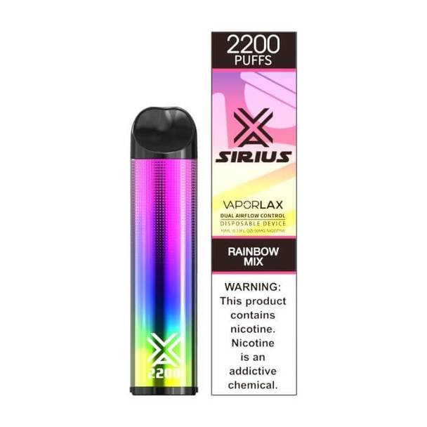 Vaporlax Sirius Disposable Vape (5%, 2200 Puffs)
