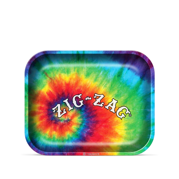 Zig-Zag Tie-Dye Rolling Tray