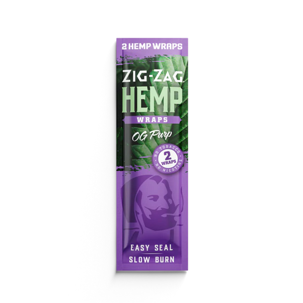 Zig-Zag Hemp Wraps (25x Pack)