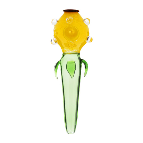 Corn Cob Glass Hand Pipe