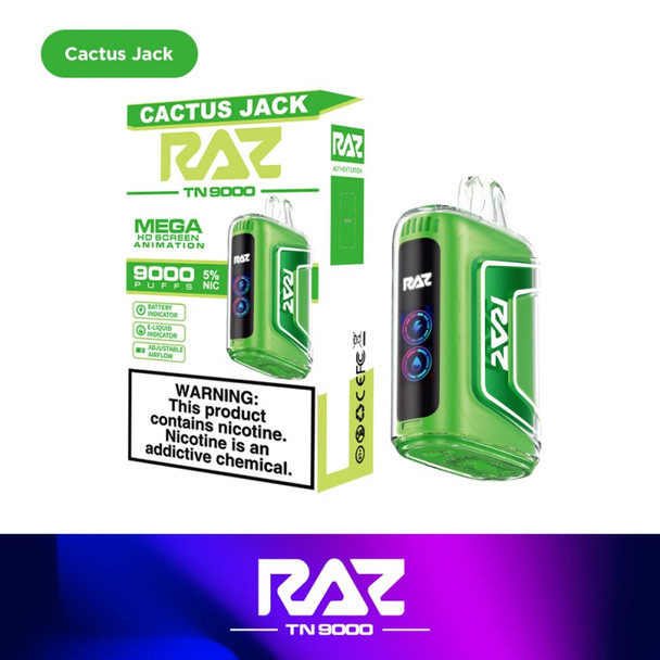 RAZ 2 TN9000 Disposable Vape (5%, 9000 Puffs)