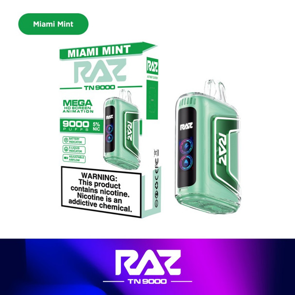 RAZ 2 TN9000 Disposable Vape (5%, 9000 Puffs)