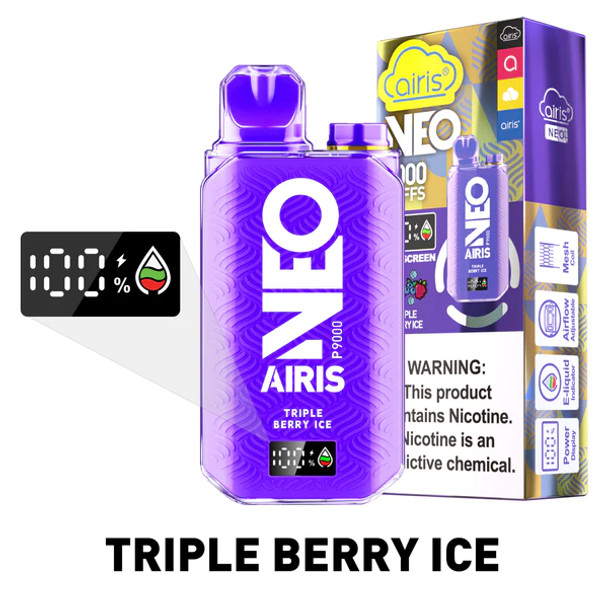 Airis Neo P9000 Disposable Vape (5%, 9000 Puffs) 