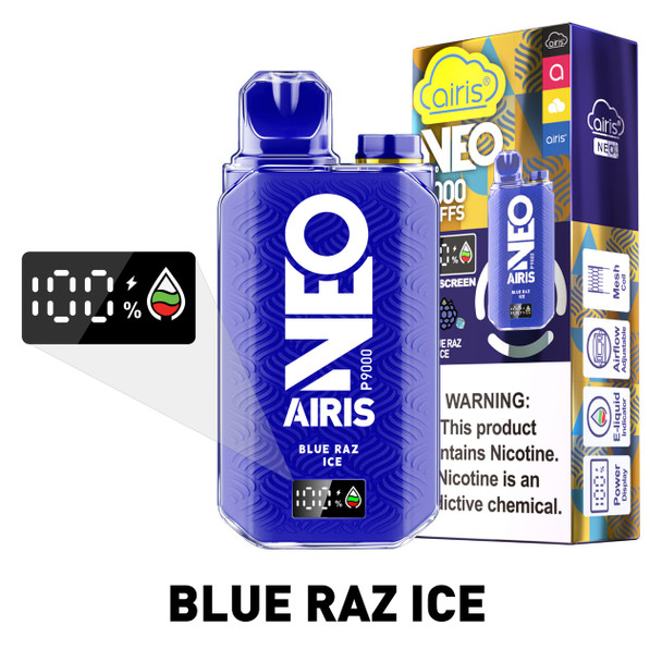 Airis Neo P9000 Disposable Vape (5%, 9000 Puffs) 