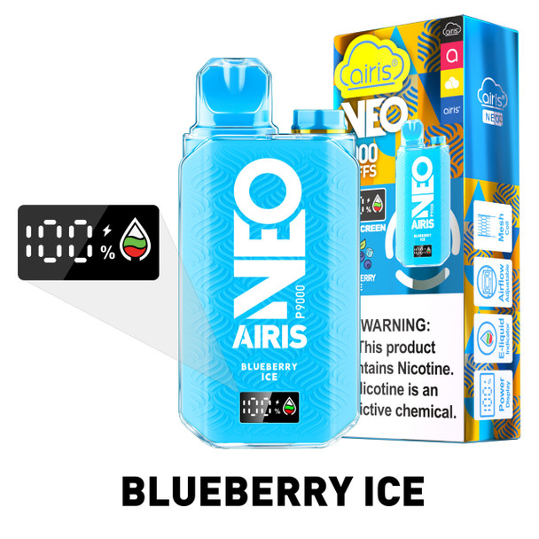 Airis Neo P9000 Disposable Vape (5%, 9000 Puffs) 