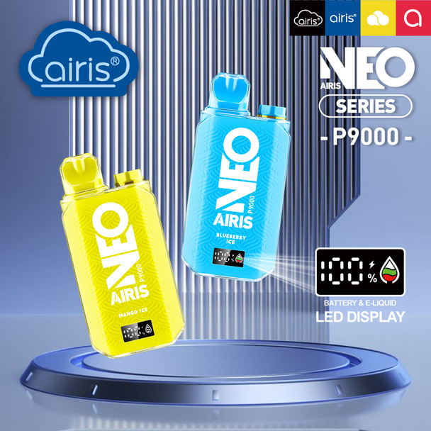 Airis Neo P9000 Disposable Vape (5%, 9000 Puffs) 