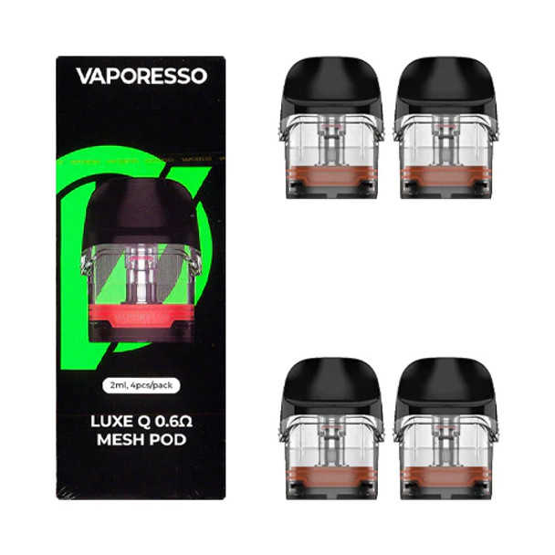 Vaporesso Luxe Q Replacement Pod Cartridges (3ml, Pack of 4)