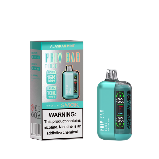 SMOK PRIV Bar Turbo 15000 Disposable Vape (5%, 15000 Puffs)