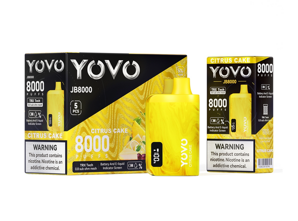 YOVO JB8000 Disposable Vape (5%, 8000 Puffs)