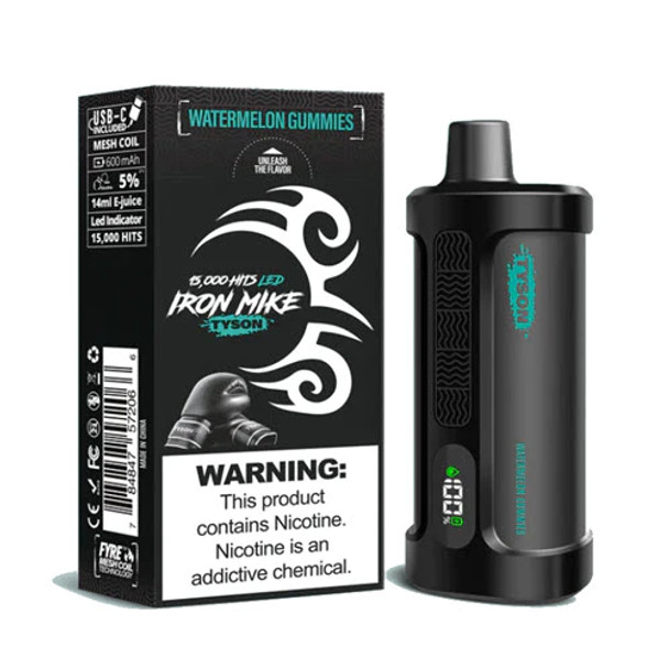 Tyson 2.0 Iron Mike Disposable Vape (5%, 15000 Puffs)