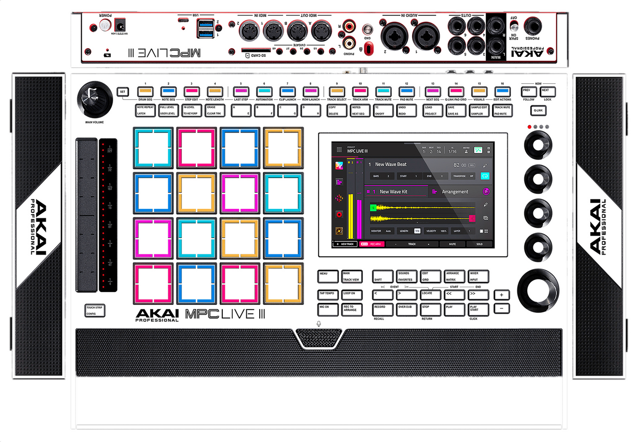 Akai MPC LIVE III (MK3) Custom Color Faceplate Skin Kit Cover Case