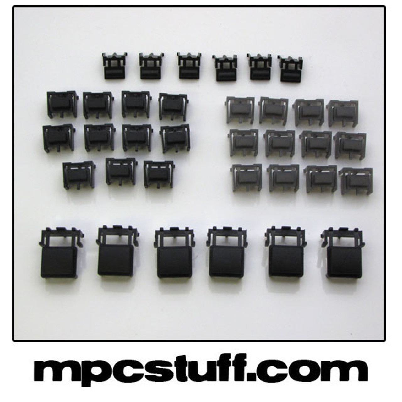 MPC 1000 Black Replacement Button Set Kit ( Fits Akai MPC1000 )