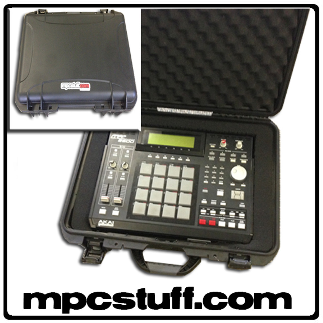 Water Resistant Hard Travel Case for Akai MPC 2500 , MPC 2000XL 