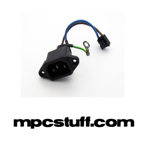 Akai MPC 2000 / 2000XL / 4000 Power Cord Input with wires (Used