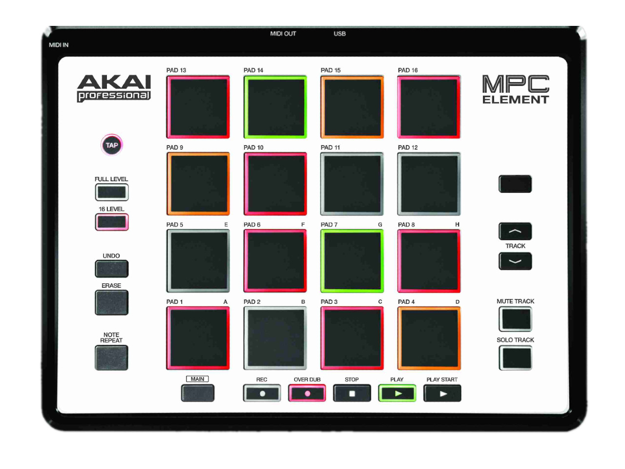 Akai MPC Element / Fly Faceplate Skin - Choose Color