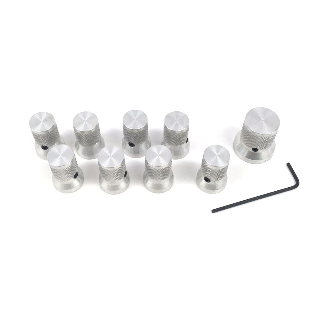 NI Maschine ( MK2 MK3 )- Billet Silver Knob Set - Native Instruments