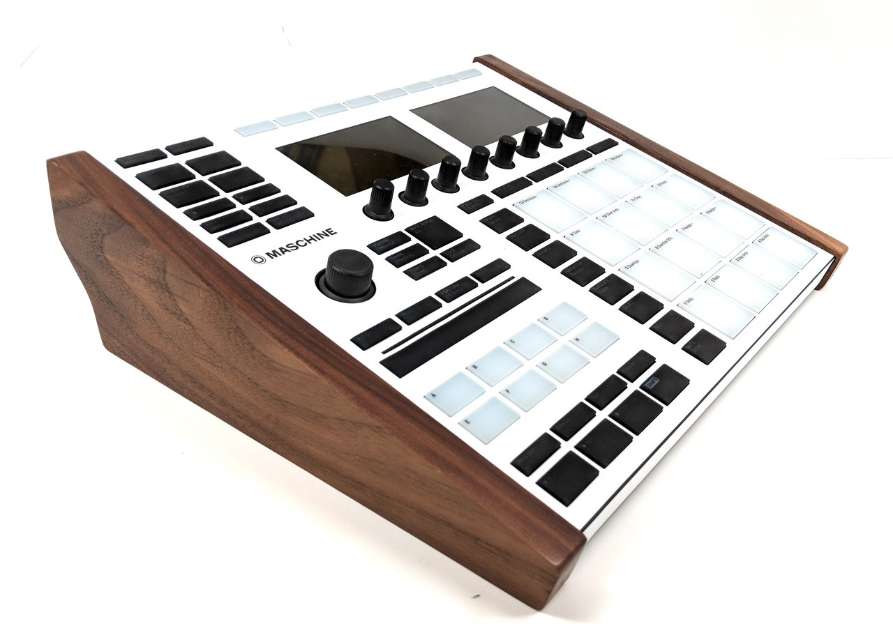 Wood Side Panel Tilt Stand - Native Instruments NI Maschine