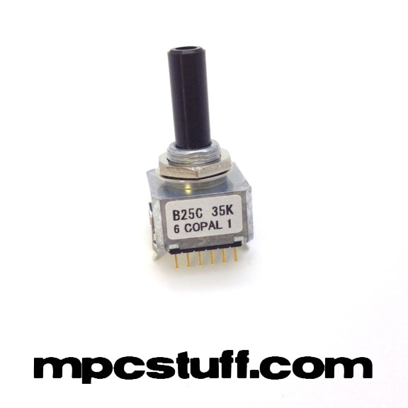 ポメラートPomdllatoDoDoボタン型1 シルバービーズ45 Used Jog Wheel POT / Potentiometer Post Assembly - Akai MPC4000