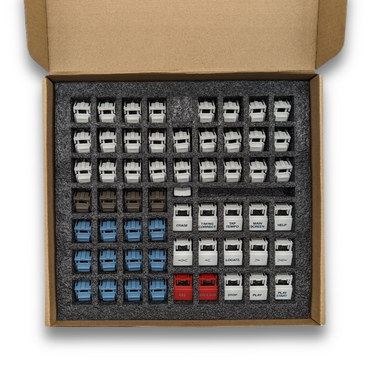AKAI MPC60 /60 ii 専用ボタンセットブラックカラー Akai MPC 3000 Complete Plastic Button Set - Original Color