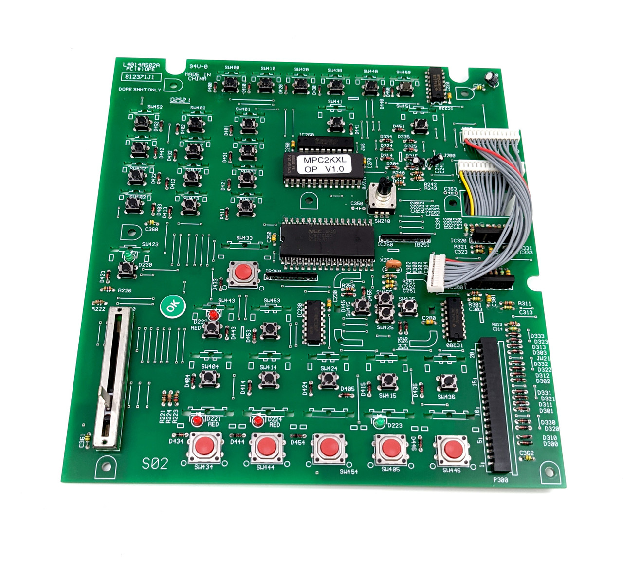 Akai MPC 2000 XL Top Button Control PCB Board