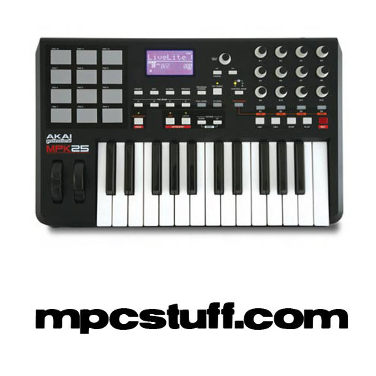 Akai MPK 25 MIDI Keyboard and MPC Pad Controller