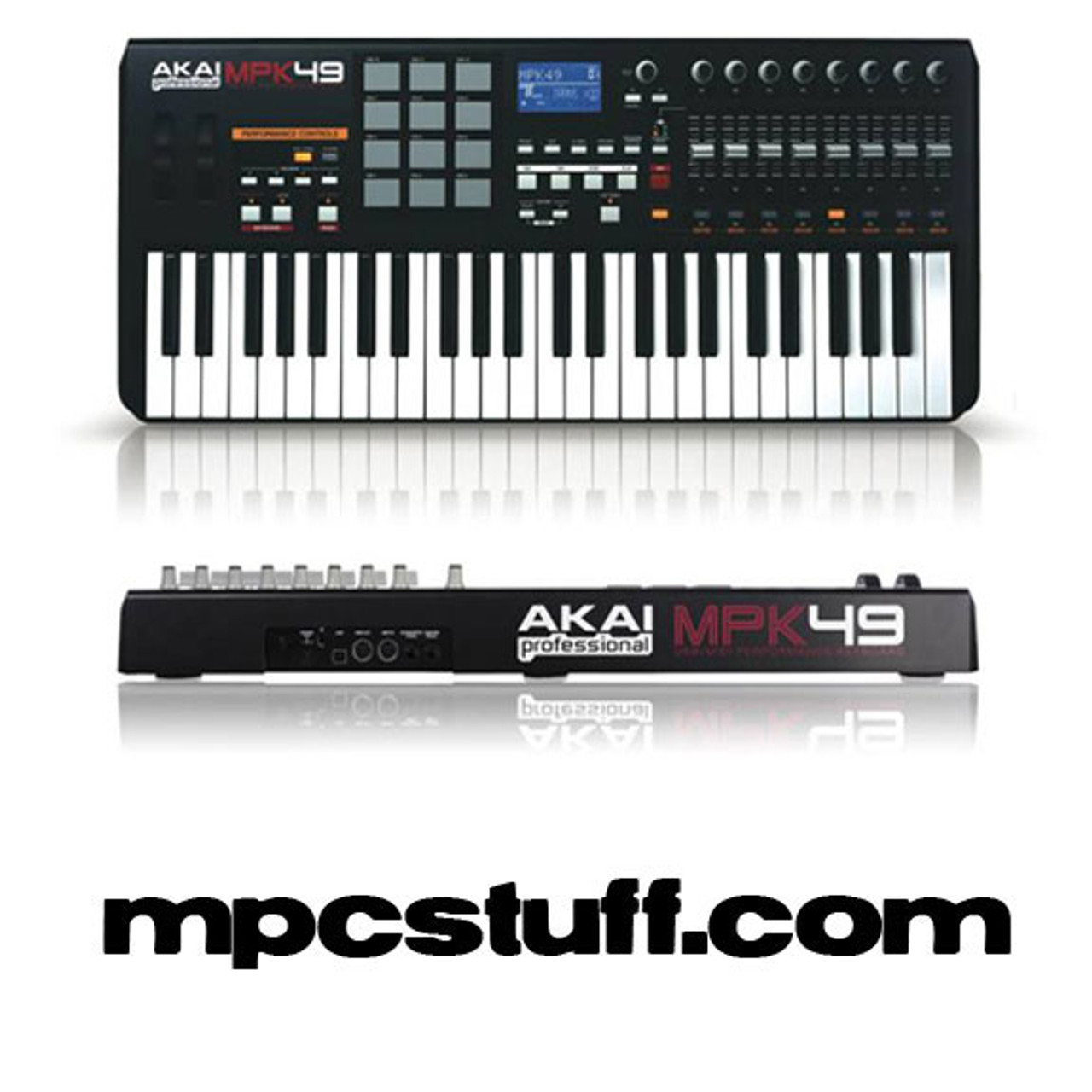 Akai MPK 49 MIDI Keyboard and MPC Pad Controller - MPCstuff - Akai MPC  Parts , Accessories , Faceplates and More