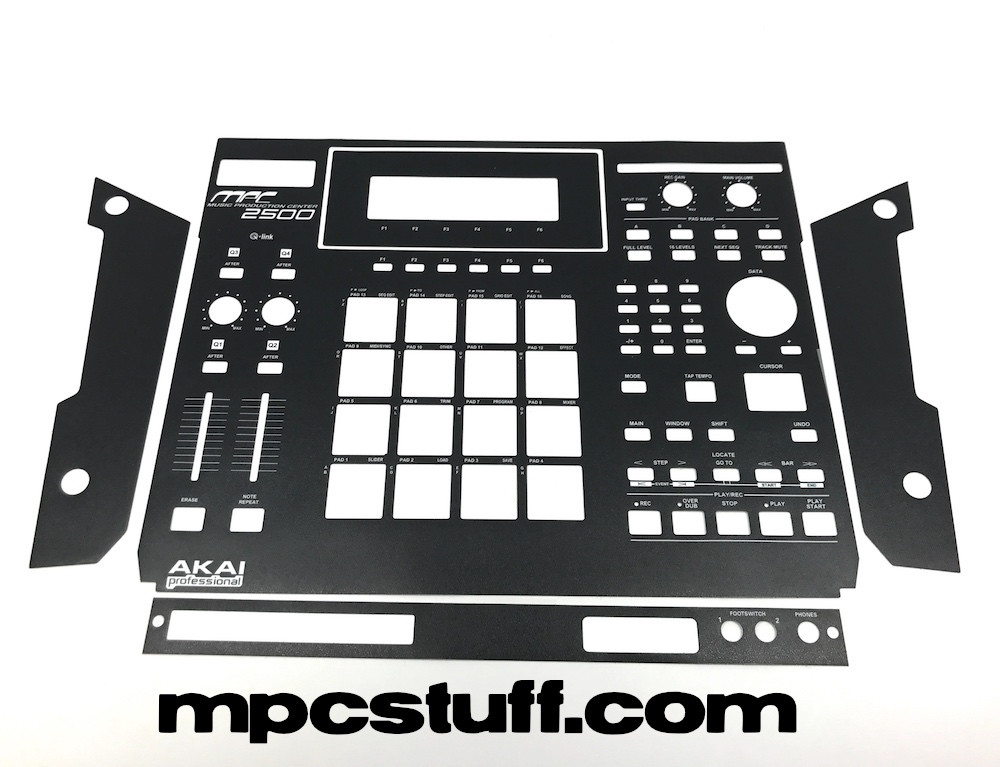 Akai MPC 2500 Color Faceplate Skin - Choose Color - MPCstuff - Akai MPC ...