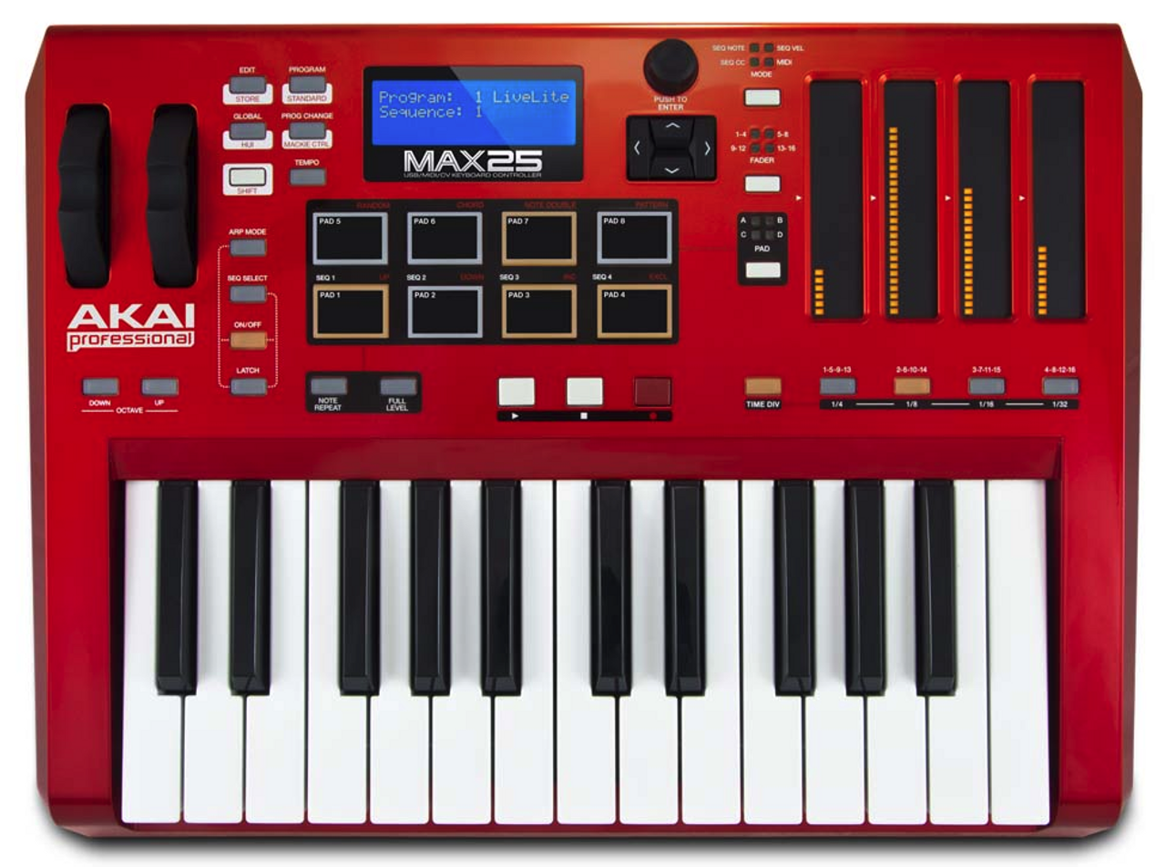 Akai MAX 25 Parts and Custom Accessories