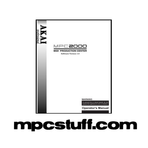 Akai MPC 1000 Owners Manual
