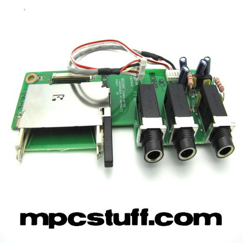 MPC 2500 Front Memory Card and Head Phone PCB - USED MPC 2500 Front Memory Card and Head Phone PCB - USED