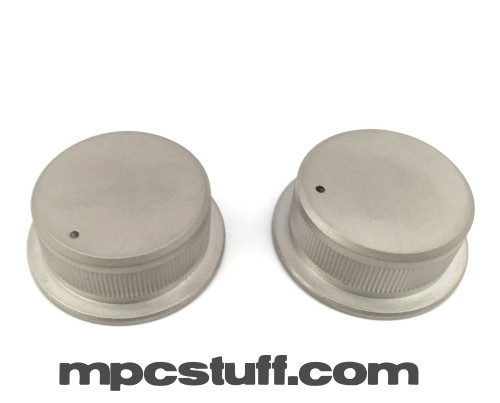 Aluminium Titanium Look Finish - Volume / Record Knob Set - Akai MPC 1000