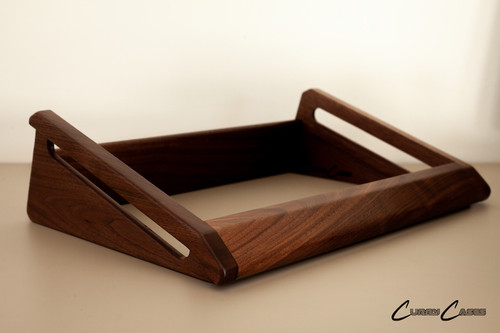 MPC Live II Stationary Wood Stand Desktop - Polished Walnut
